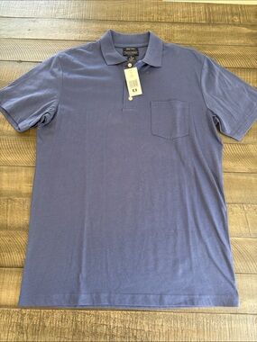 Saddlebred purple  Short-Sleeve Pocket Polo